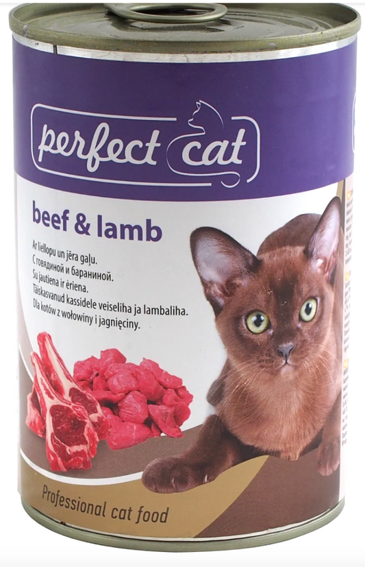 Perfect Cat Beef & Lamb (Jautiena/Veršiena)