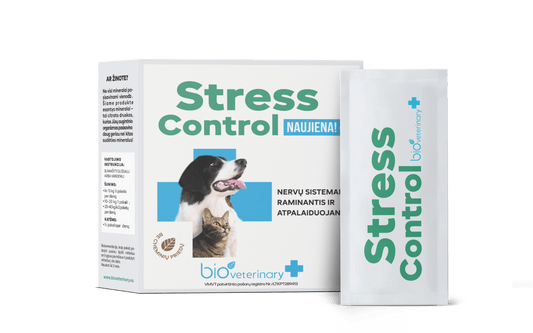 Stress control raminantis ir atpalaiduojantis preparatas šunims ir katėms