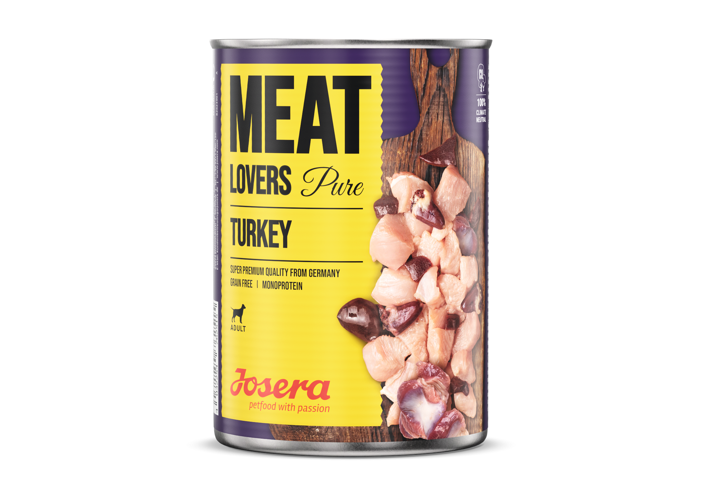 JOSERA MEATLOVERS Pure Turkey 400g šlapias maistas šunims