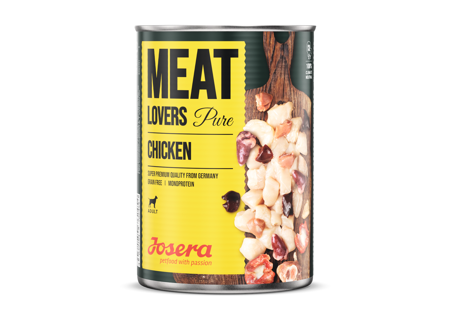 JOSERA Meatlovers Pure Chicken 400g vištiena, šlapias maistas šunims