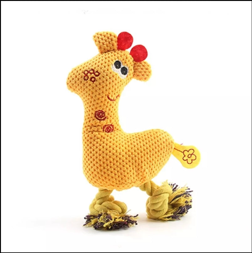 Pliušinis žaislas žirafa su virve 26cm