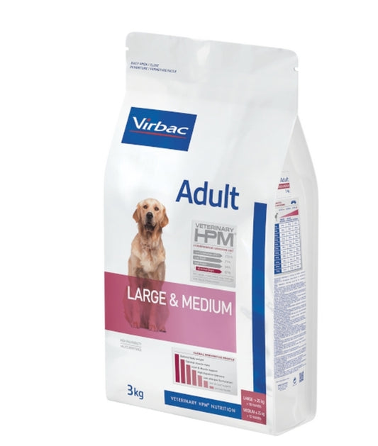Virbac Dog Adult LARGE & MEDIUM sausas maistas šunims