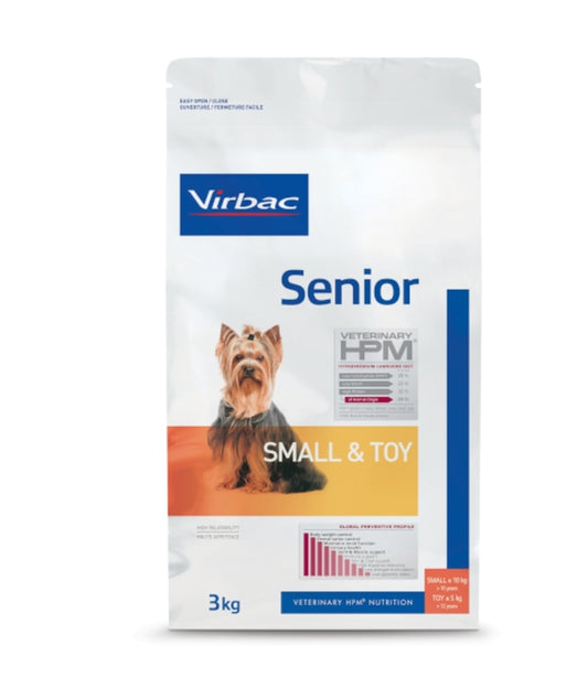 Virbac Dog Senior SMALL & TOY sausas maistas mažų veislių vyresniems šunims