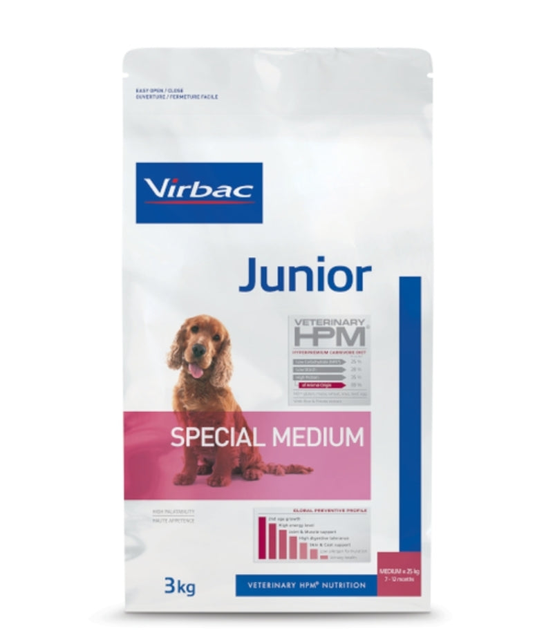 Virbac JUNIOR dog Special MEDIUM sausas maistas vidutinių veislių jauniems šunims