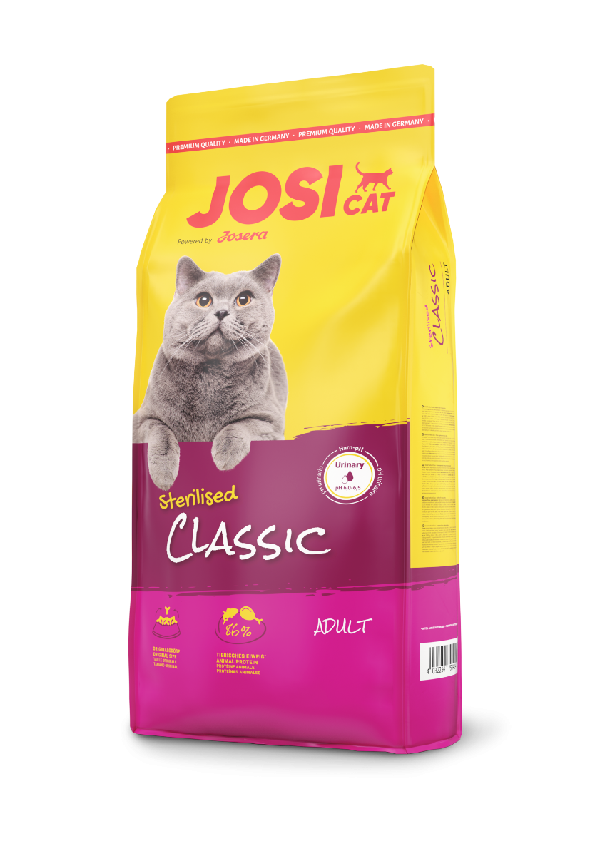 Josera Sterilised Classic sausas maistas sterilizuotoms katėms su lašiša